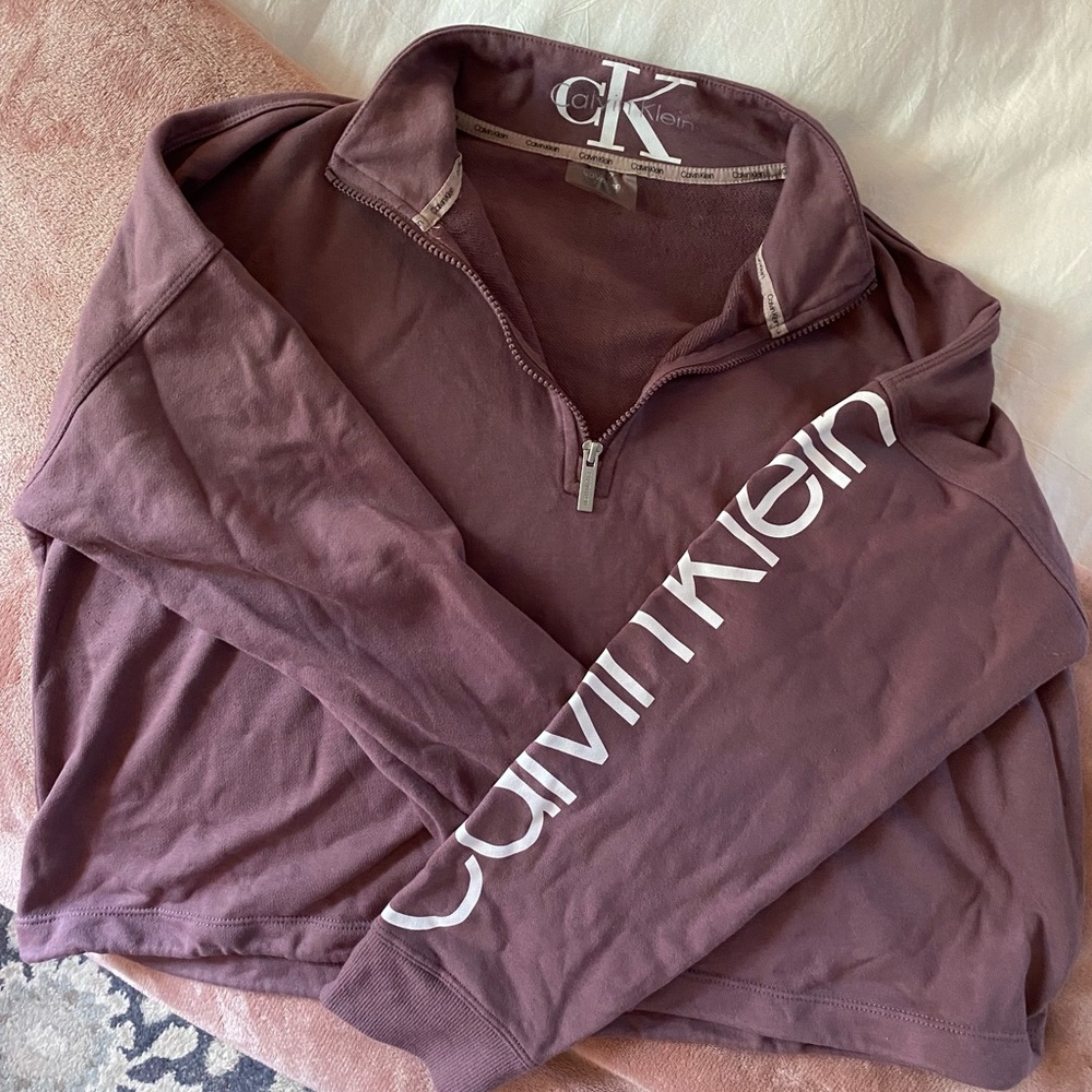 Calvin Klein Zip Up Sweatshirt